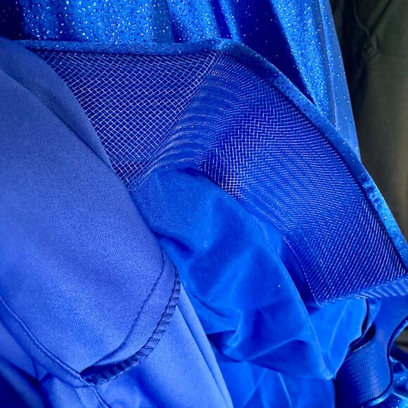 Plunging Neckline Sleeveless A-line Dress by Ladivine - Picture 7 of 7